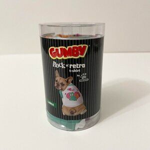 2011 Top Paw Rock N Retro Dog T Shirt Size Large Gumby and Pokey